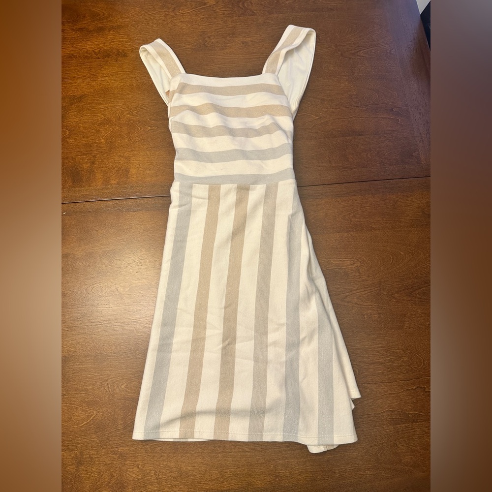 LOFT Striped Mini Dress